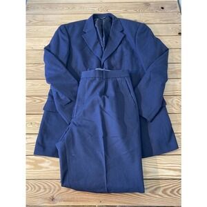 Ferretti Suit Set Size 42R Men’s Navy Jacket & Pants